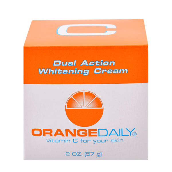 Dual Action Whitening Cream Orange Daily Box